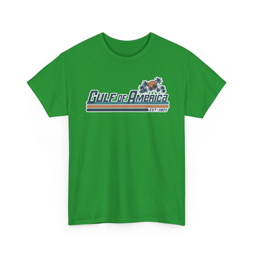 Gulf of America Vintage Surf Tee — Retro Beach Logo T-Shirt