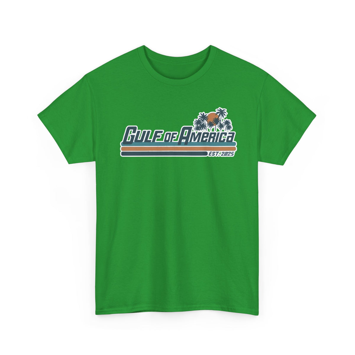 Gulf of America Vintage Surf Tee — Retro Beach Logo T-Shirt
