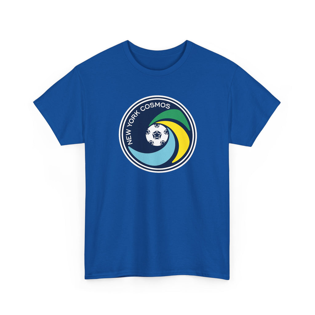 New York Cosmos Retro Logo Cotton T‑Shirt — Vintage Soccer Tee