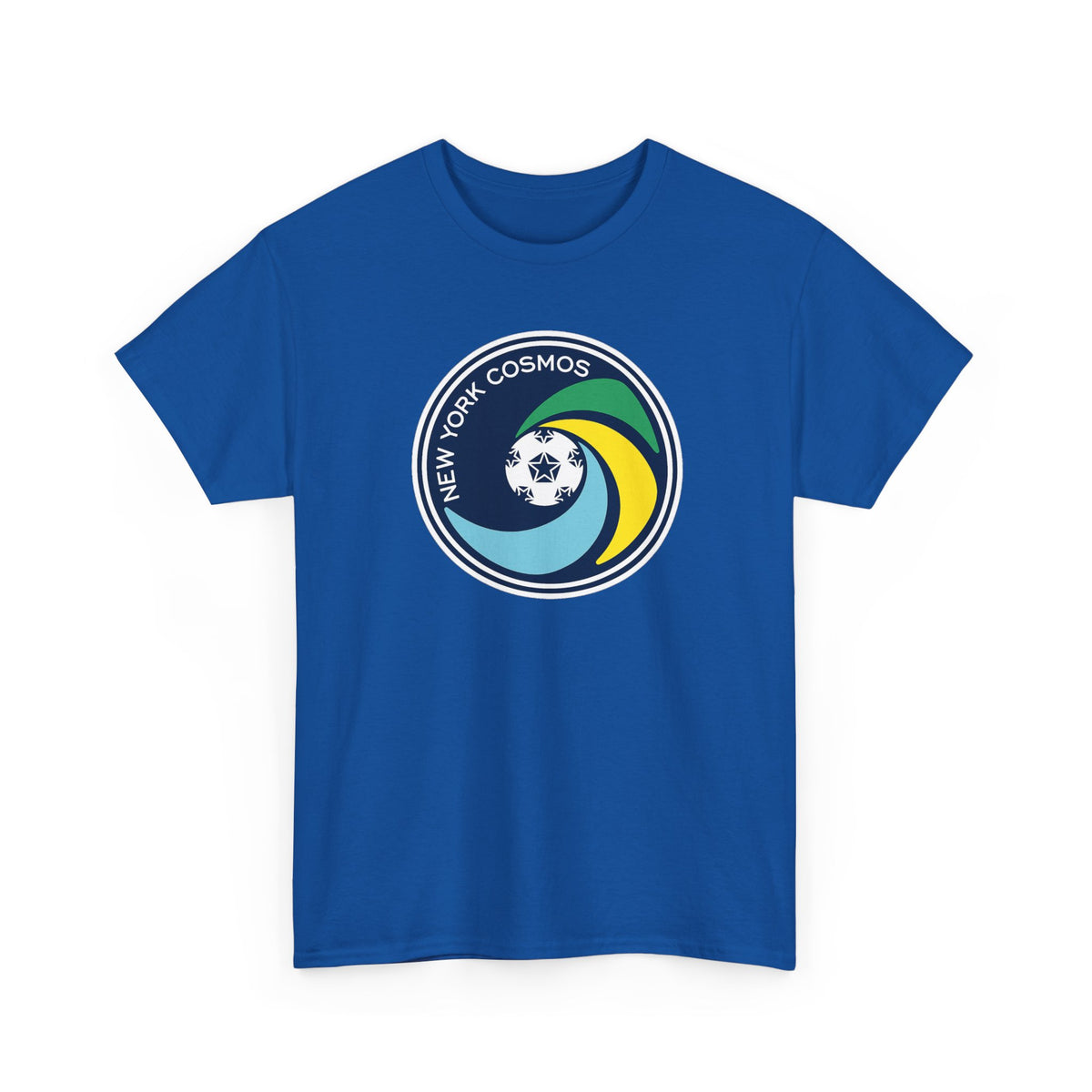New York Cosmos Retro Logo Cotton T‑Shirt — Vintage Soccer Tee