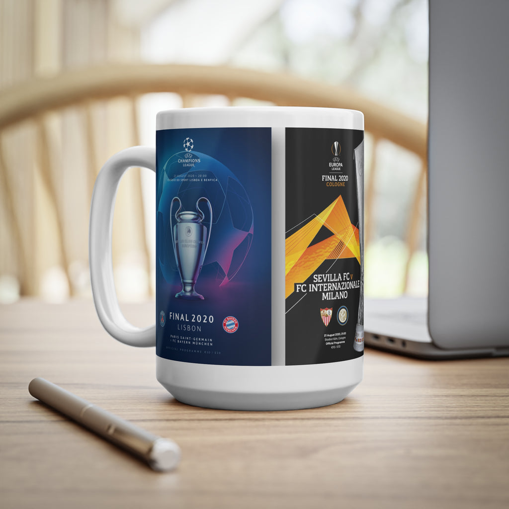 2020 UEFA Finals Programme Covers Inspried Ceramic Mug — (11oz & 15oz)