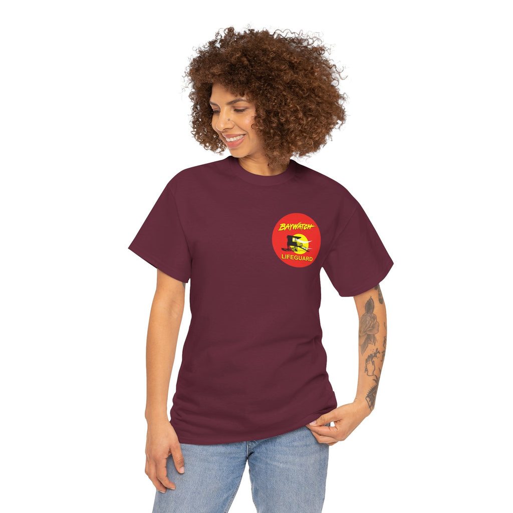 Baywatch Lifeguard Graphic Cotton T-Shirt
