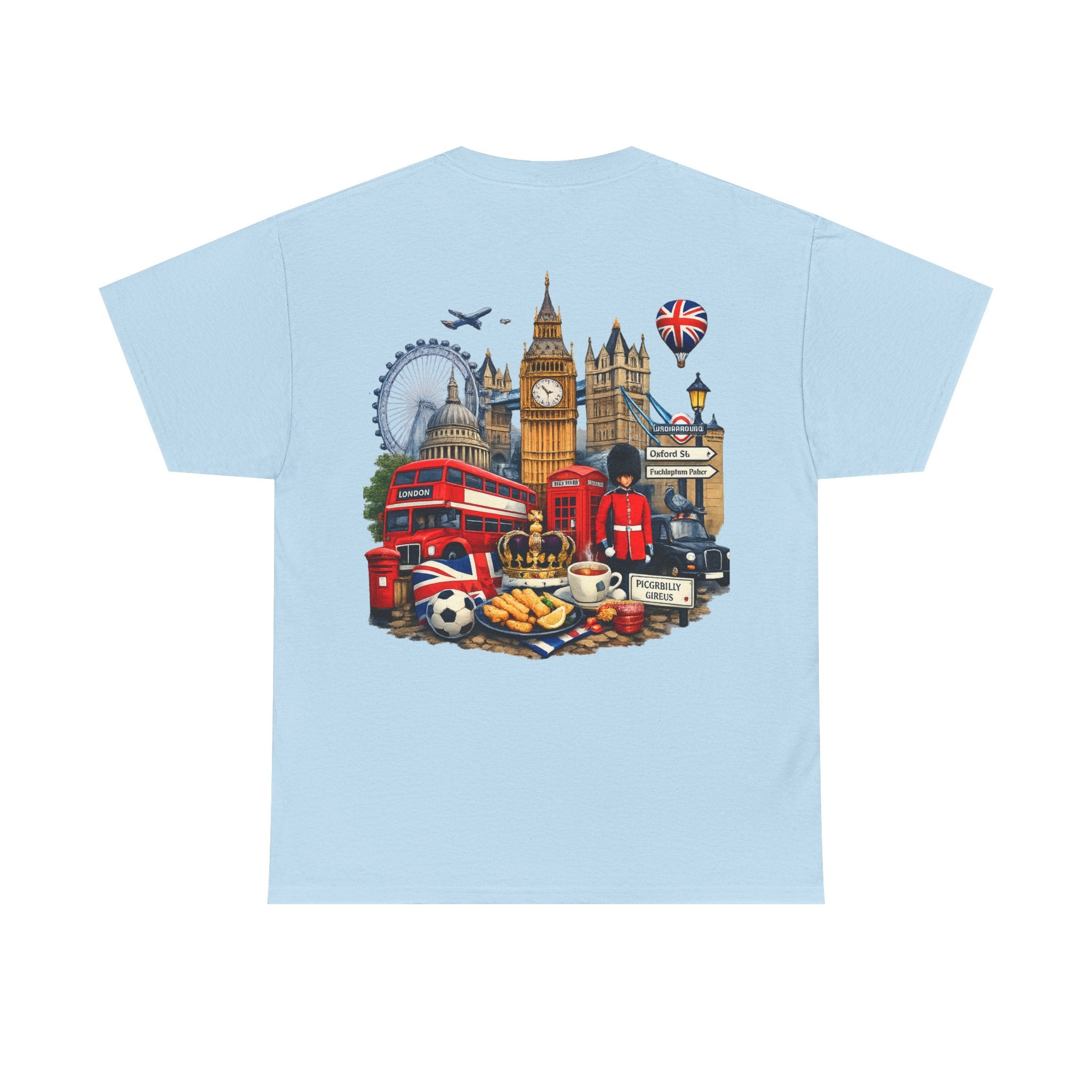 London Landmarks T‑Shirt — British Icons Collage Tee