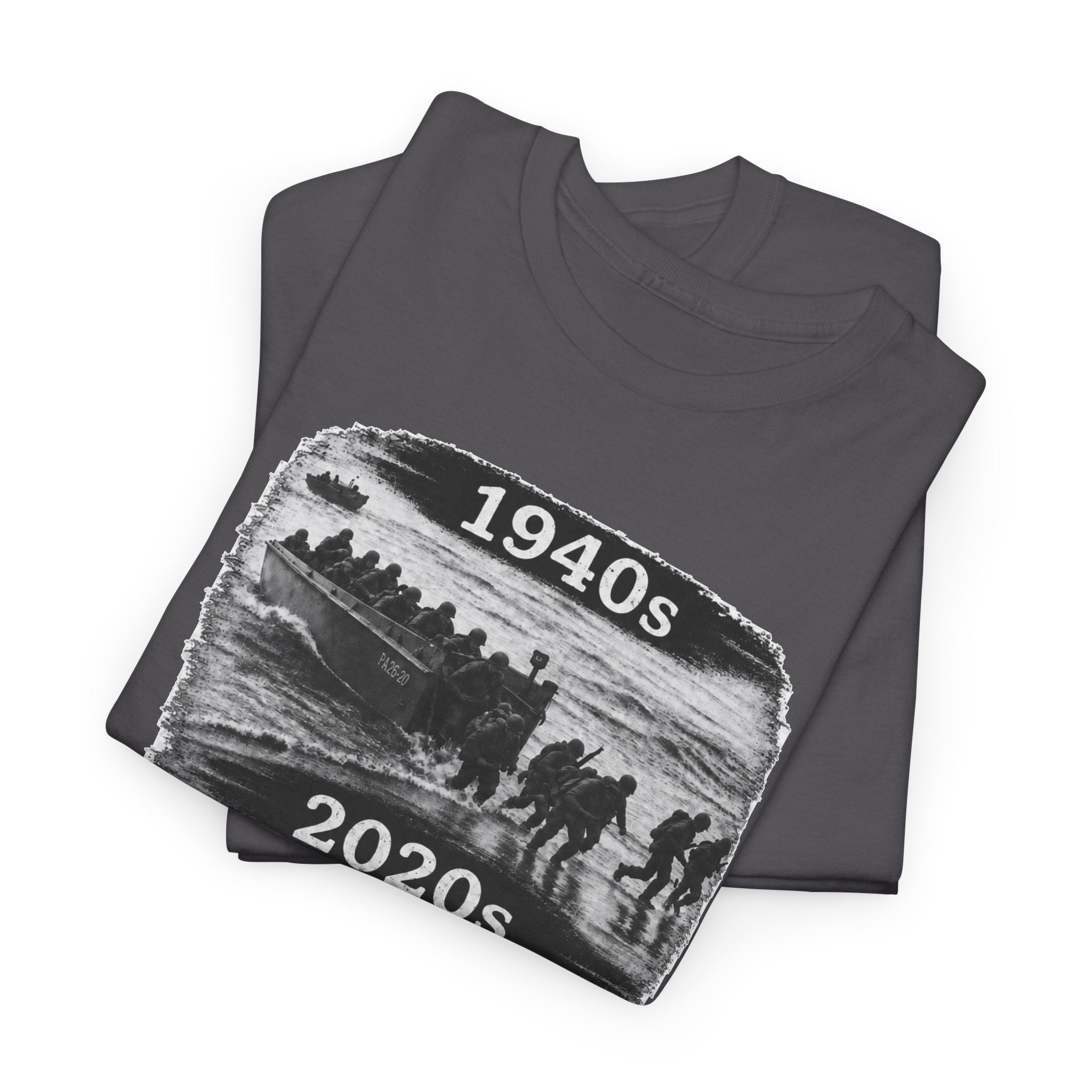 1940s vs 2020s Veterans Tribute Tee — "Is This What They Fought For?"