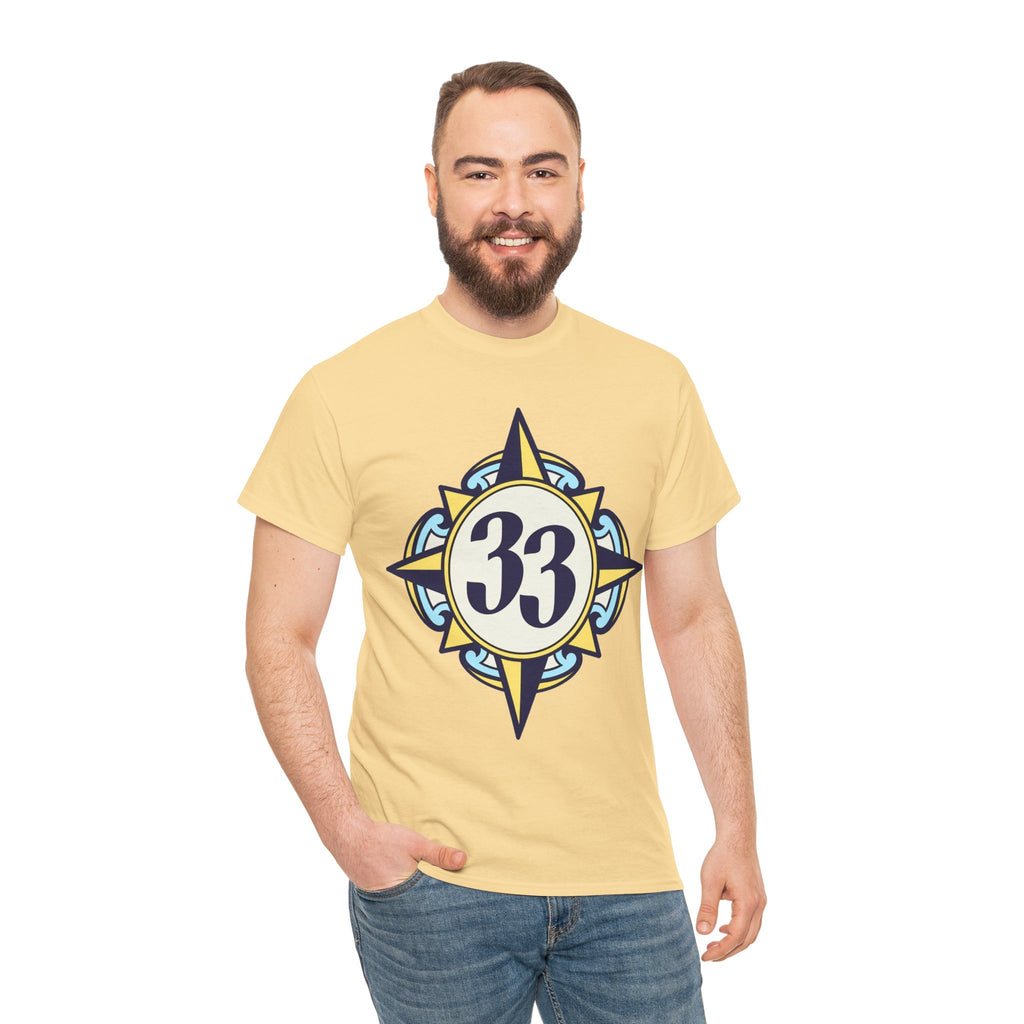 33 Compass Disney Inspired Tee - Nautical Retro Compass Graphic T-Shirt