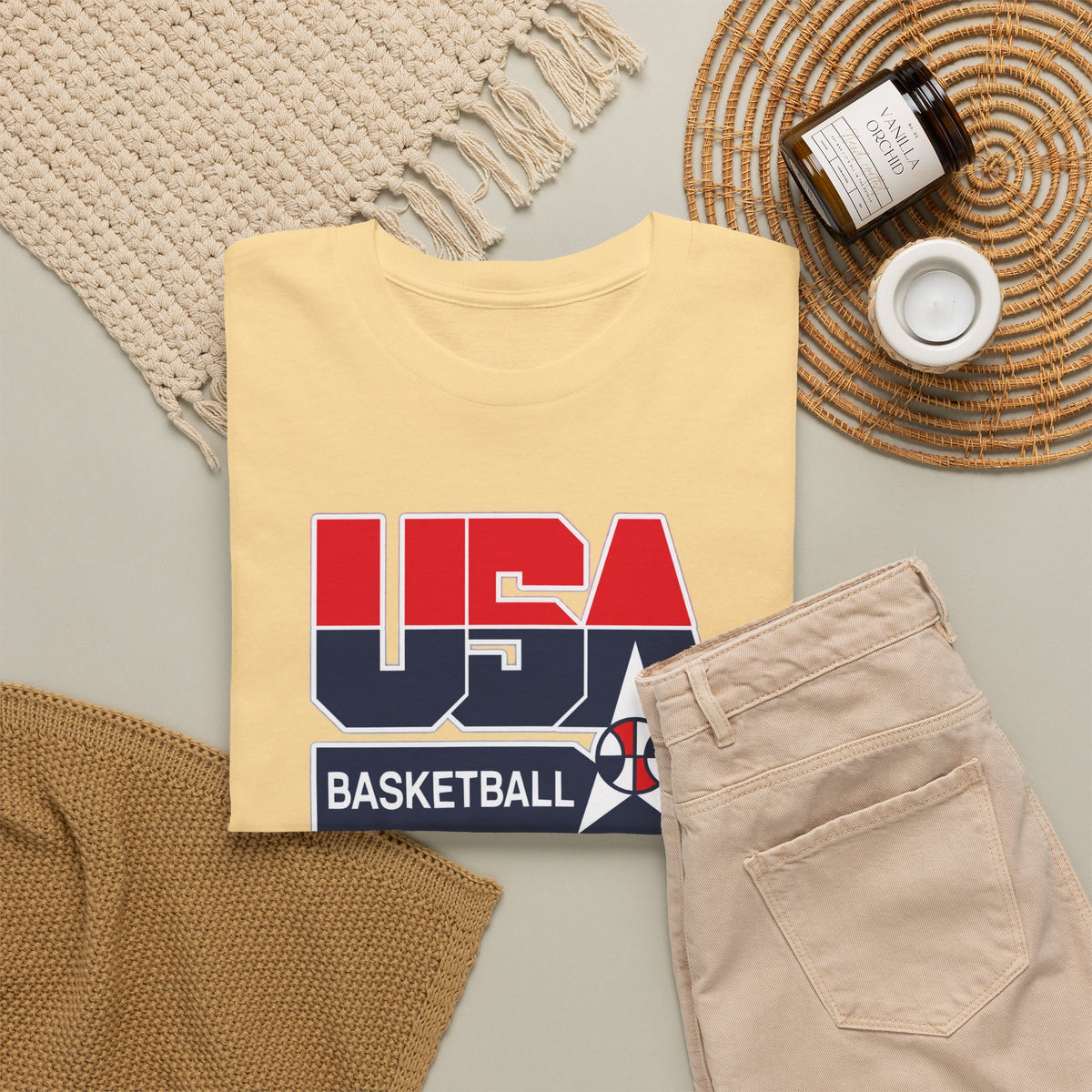 USA Basketball Patriotic Cotton T-Shirt / Tee