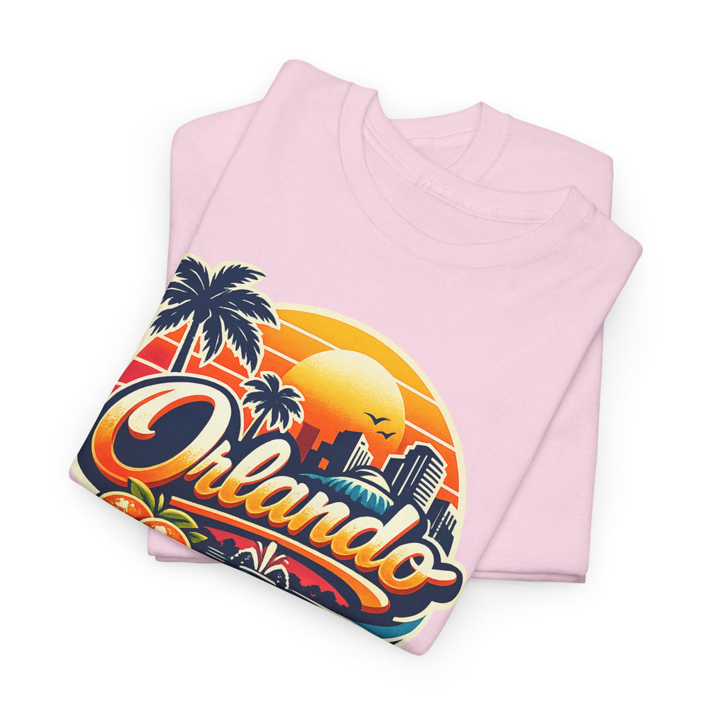 Orlando Retro Sunset T-Shirt — Vintage Florida Vacation Tee
