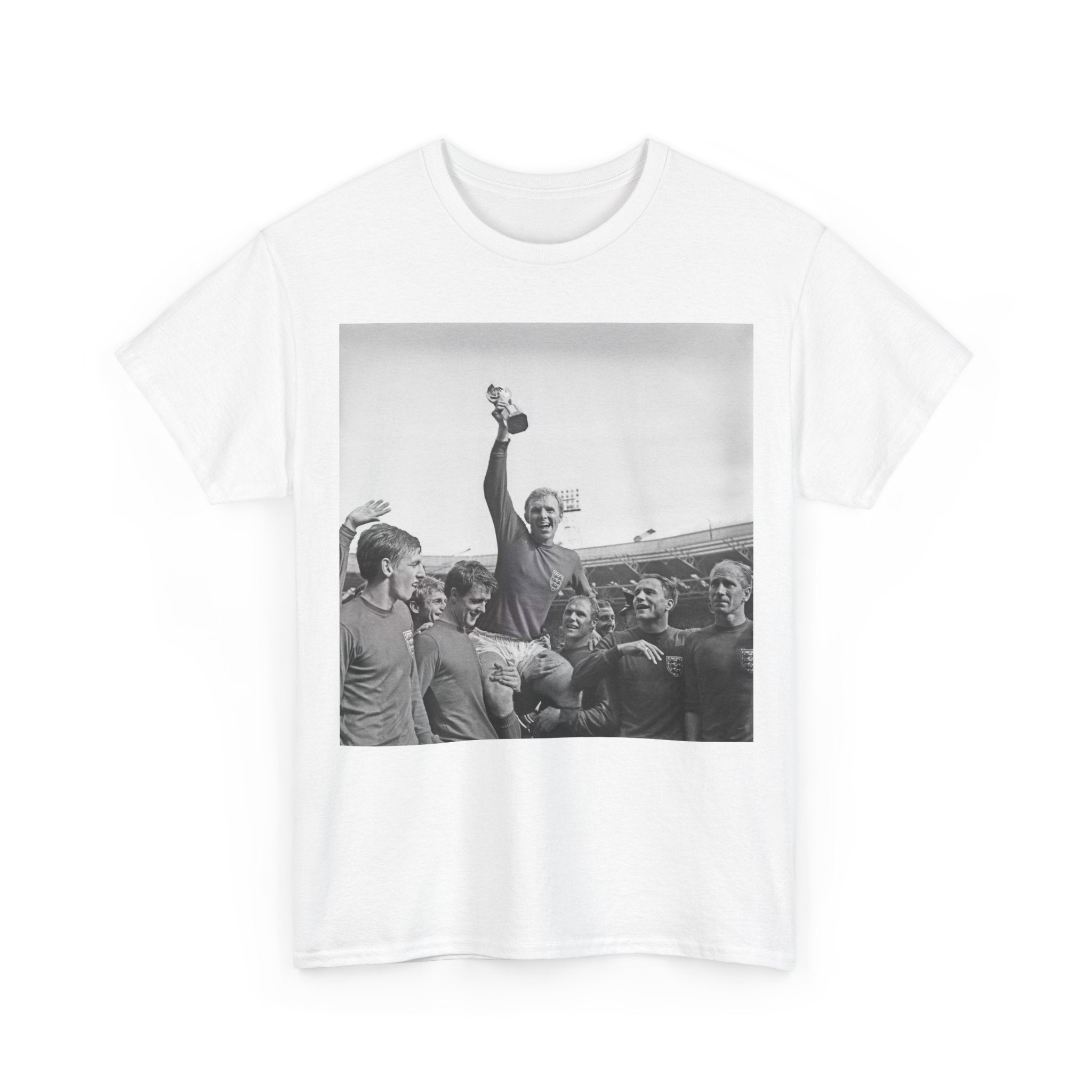 1966 World Cup Winners England Vintage Soccer Team Photo T-Shirt