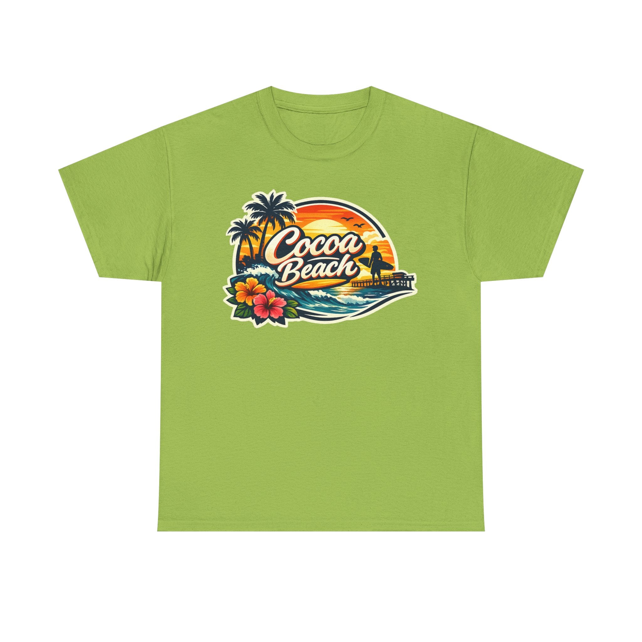Cocoa Beach Vintage Sunset T-Shirt