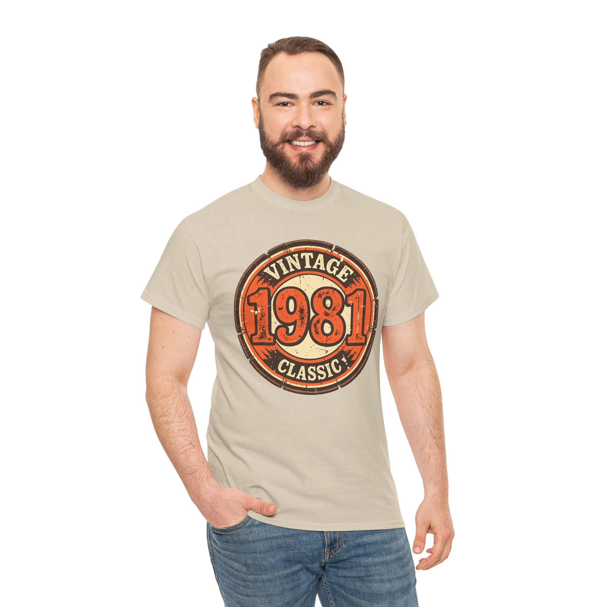 Vintage 1981 Classic T-Shirt — Retro Birthday Tee