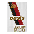 Oasis Cigarettes & Alcohol Retro Waffle Tea Towel