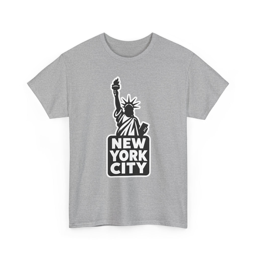 New York City Statue of Liberty Graphic Cotton T-Shirt / Tee
