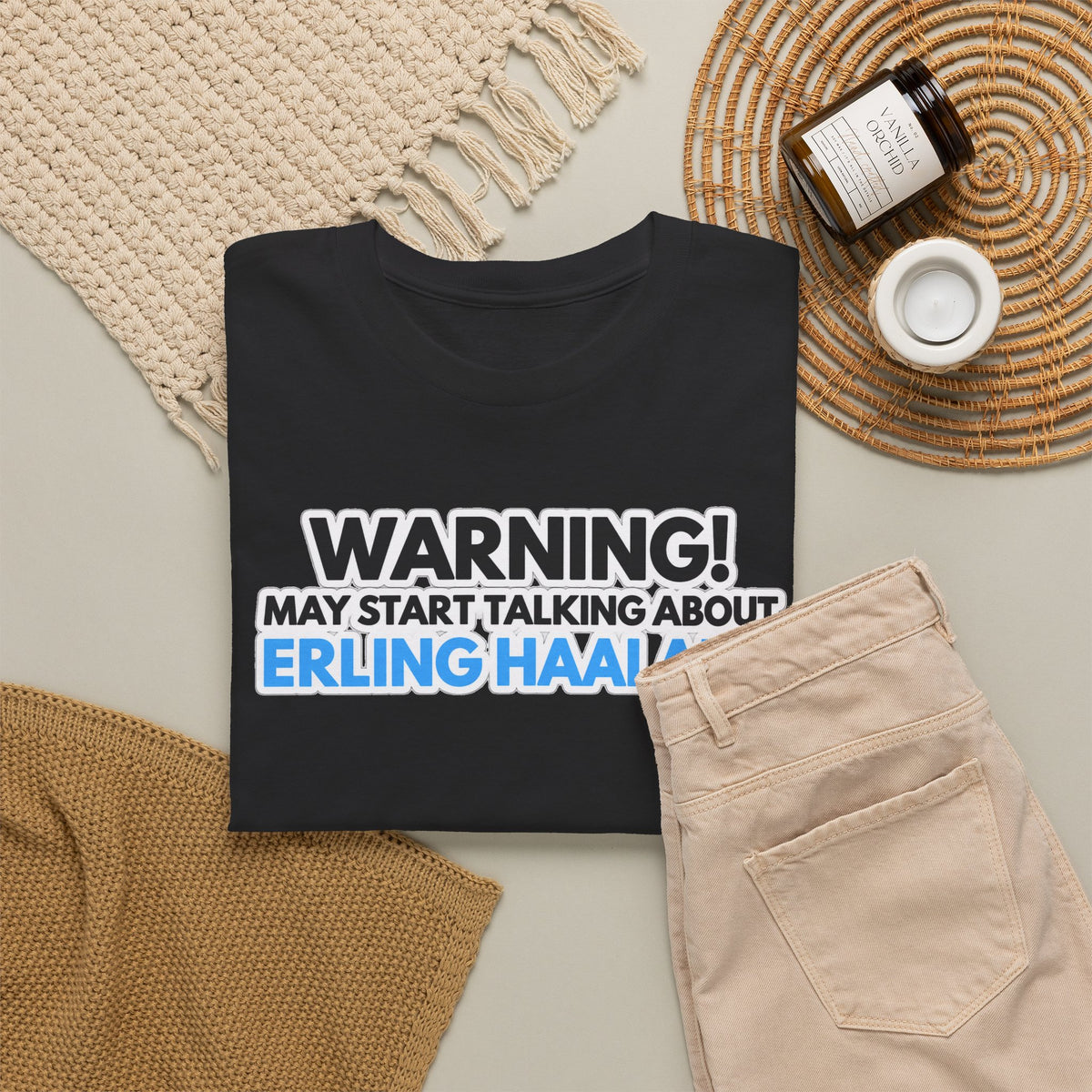 Warning! May Start Talking About Erling Haaland T-Shirt