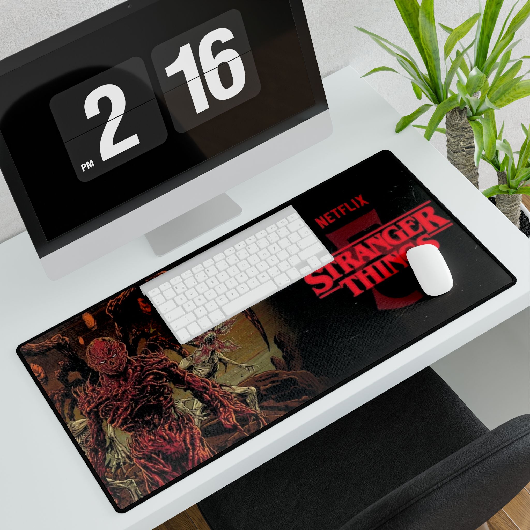 Stranger Things 3 Desk Mat — Upside Down Demogorgon Gaming Mouse Pad