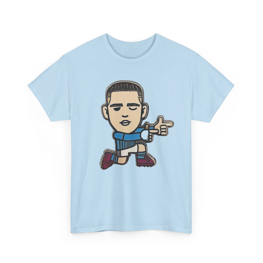 Phil Foden Cartoon Dance Pose Tee - Funky Character Graphic T-Shirt
