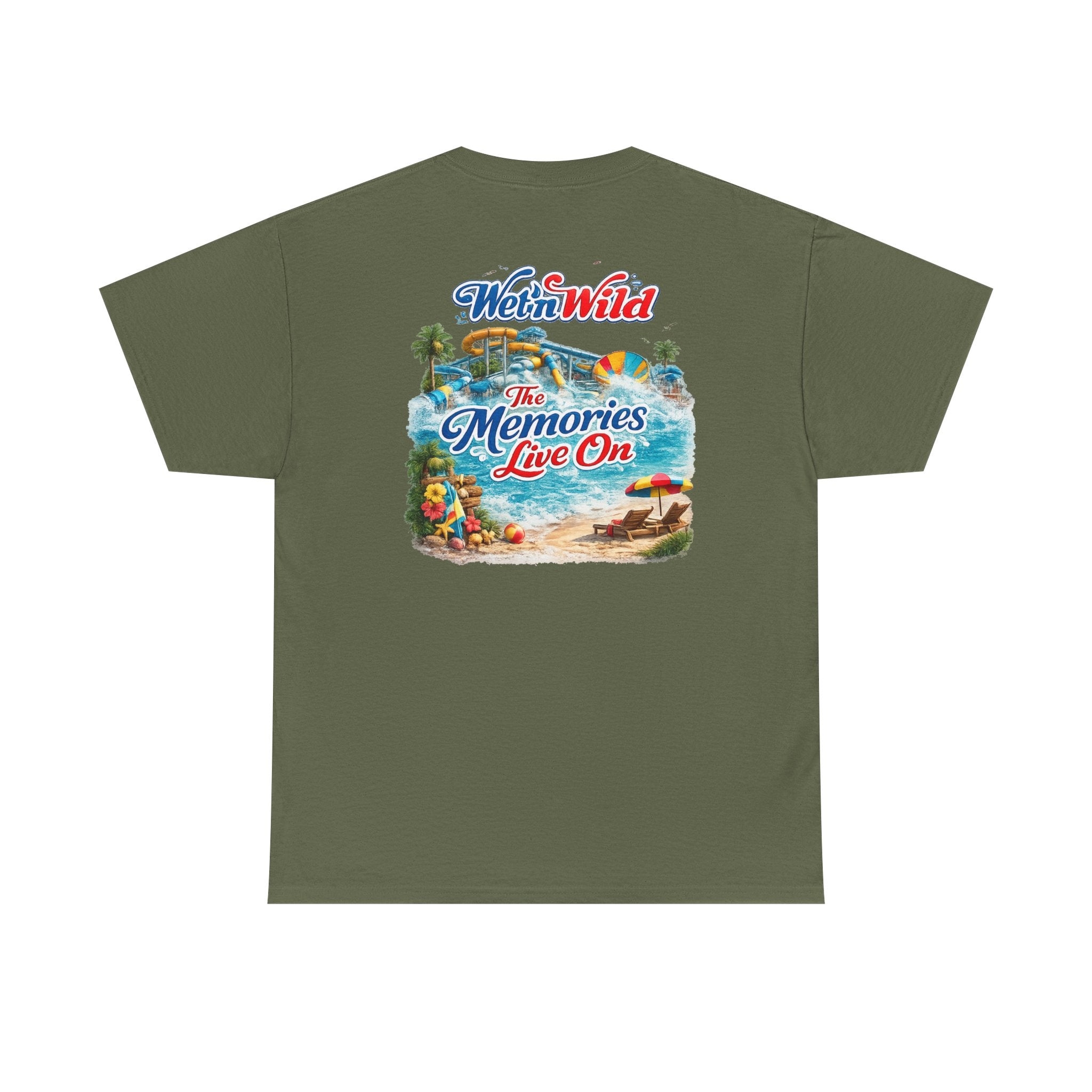 Wet 'n Wild Orlando Graphic Tee — "The Memories Live On" Retro Vacation T‑Shirt