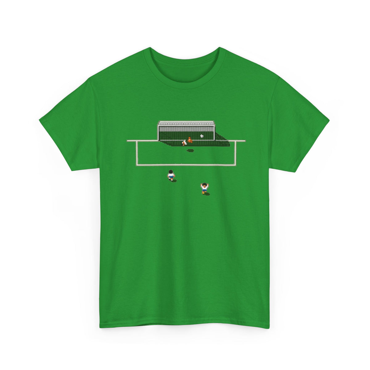 Sensible Soccer Inspired Cotton T‑Shirt — Retro Mini Game Design