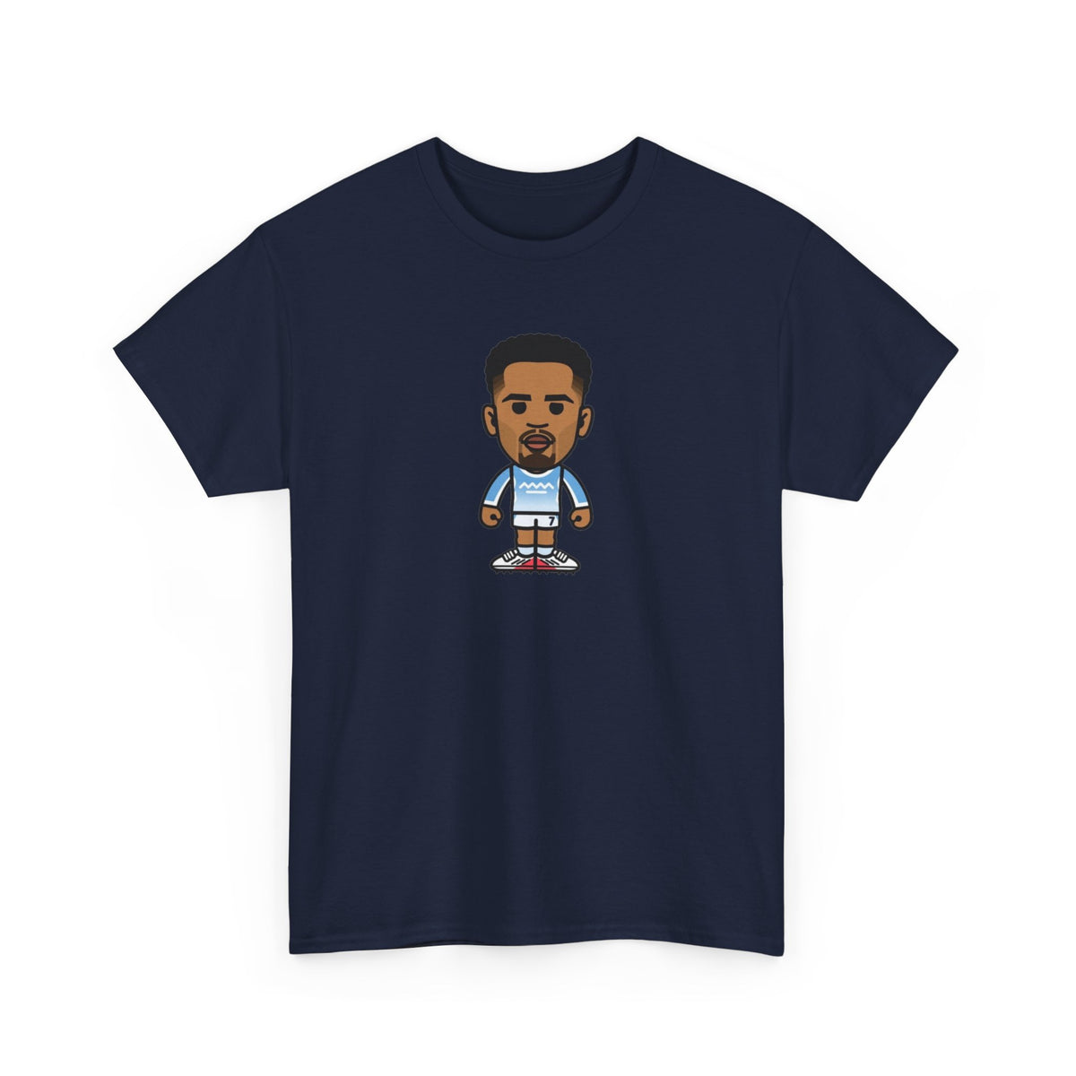 Iliman Ndiaye Manchester City Cartoon Cotton T-Shirt