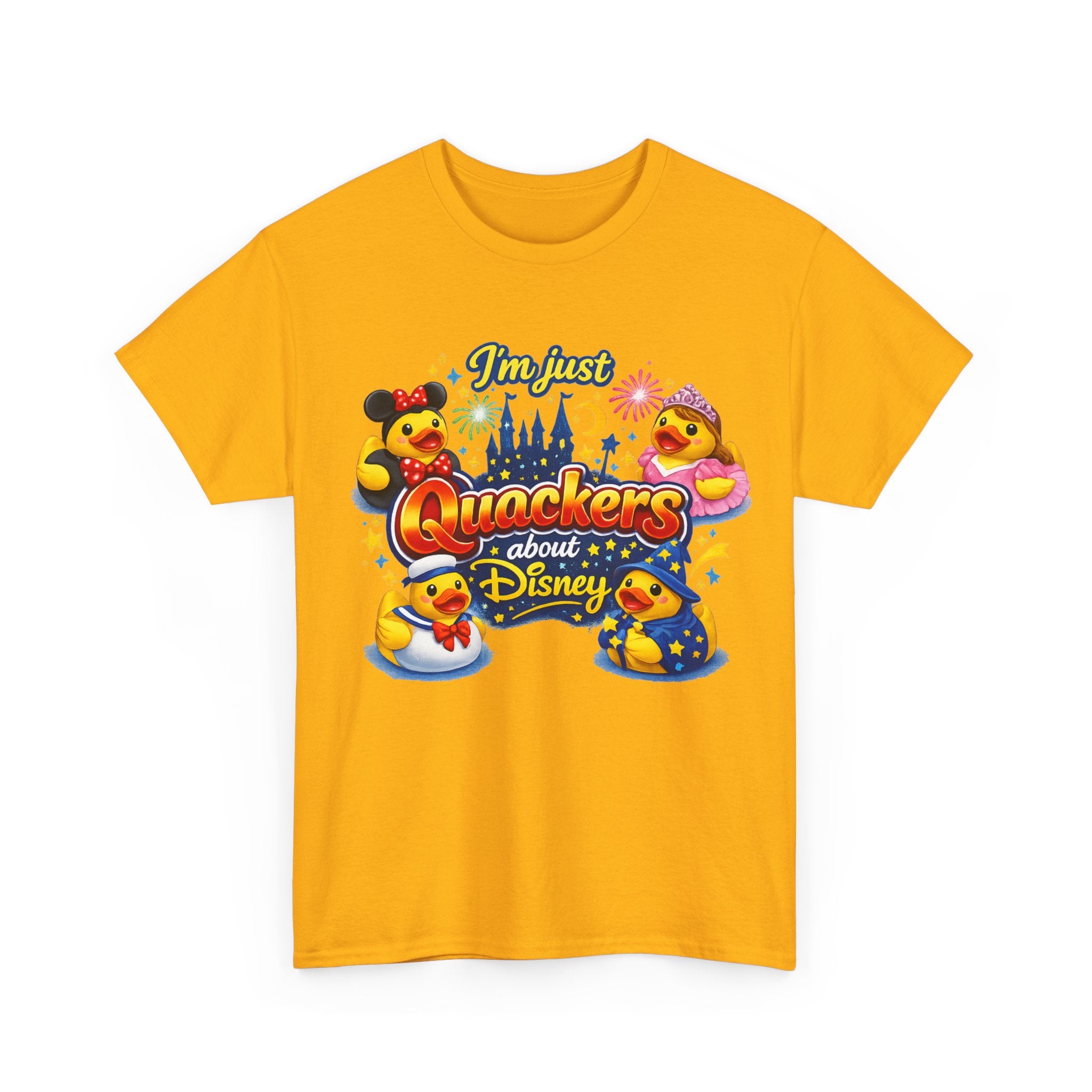 Quackers About Disney Rubber Duck Tee — "I'm Just Quackers About Disney" Graphic T-Shirt