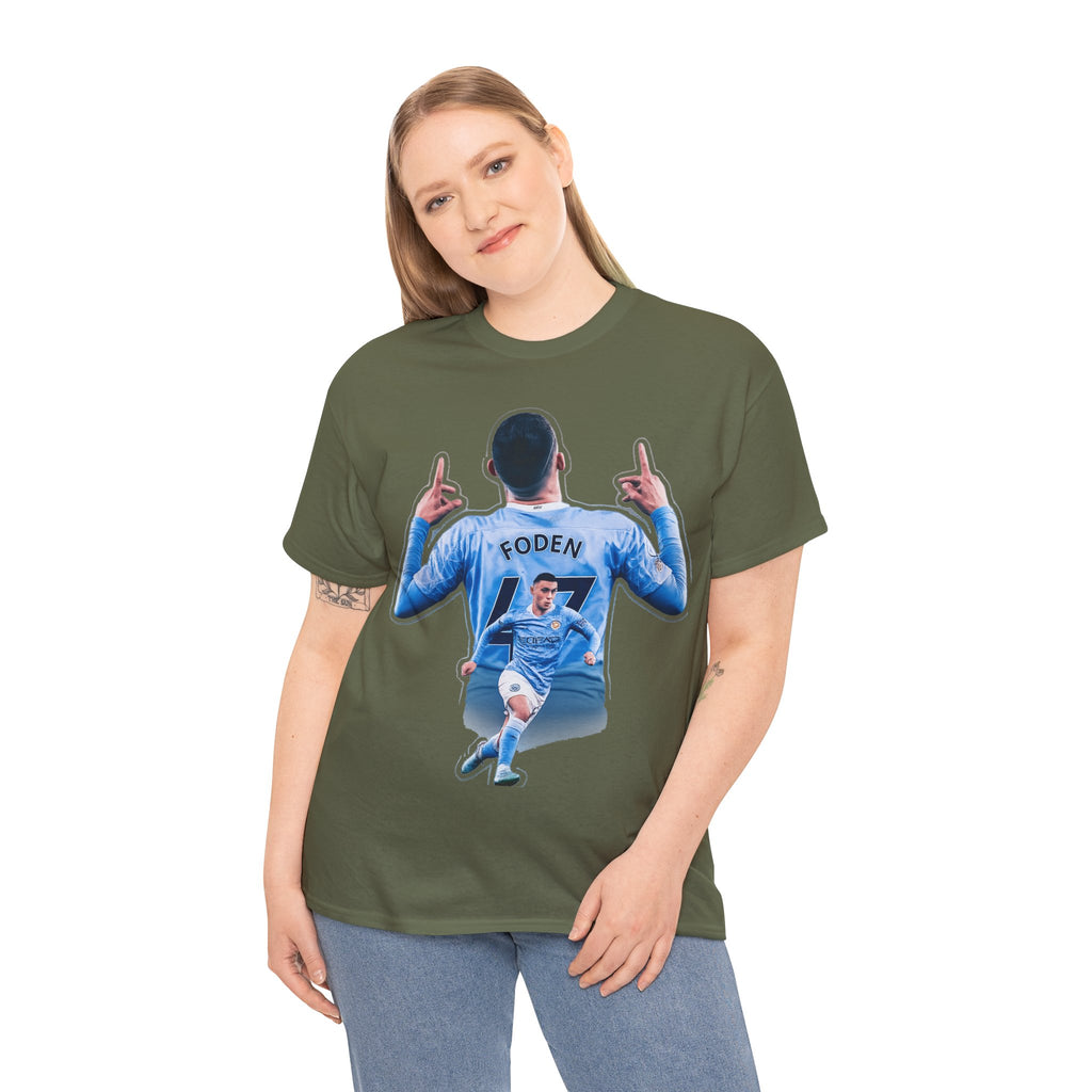 Phil Foden Soccer Fan T‑Shirt – Manchester City Jersey Graphic Tee