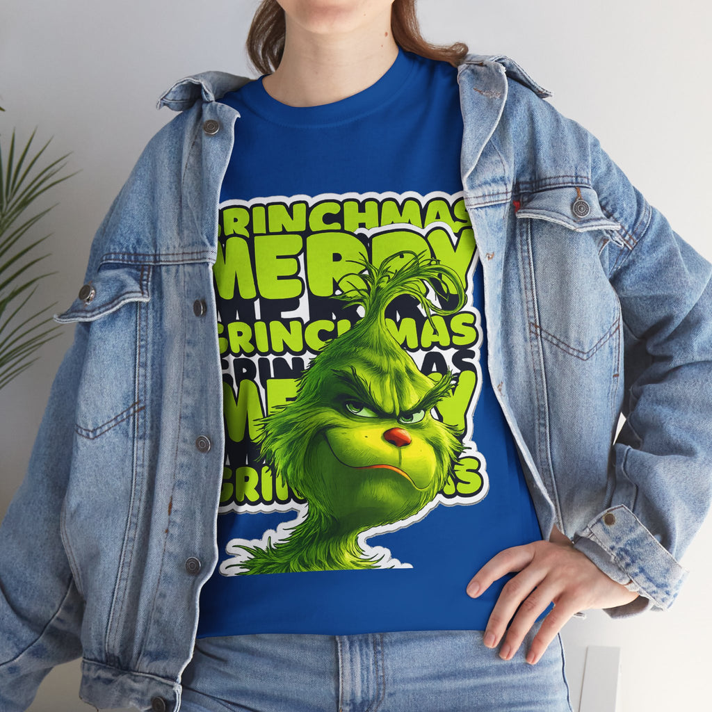 Grinchmas Merry Grinch Christmas Cotton T-Shirt / Tee