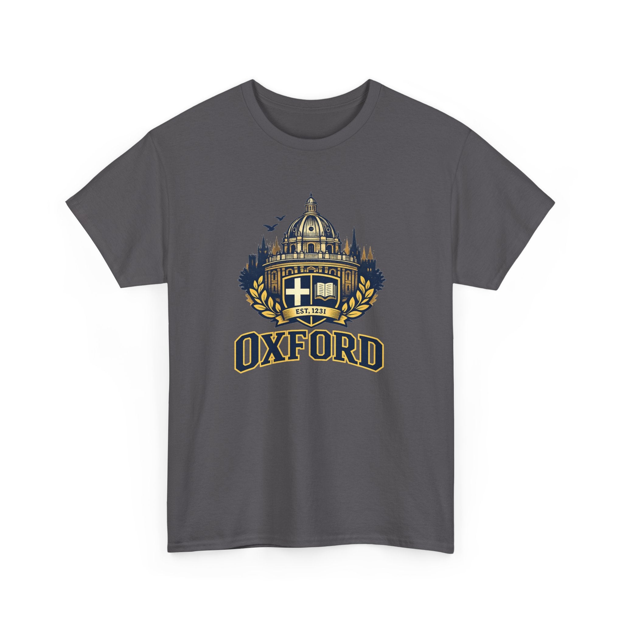 Oxford Crest T-Shirt — Vintage University Graphic Tee