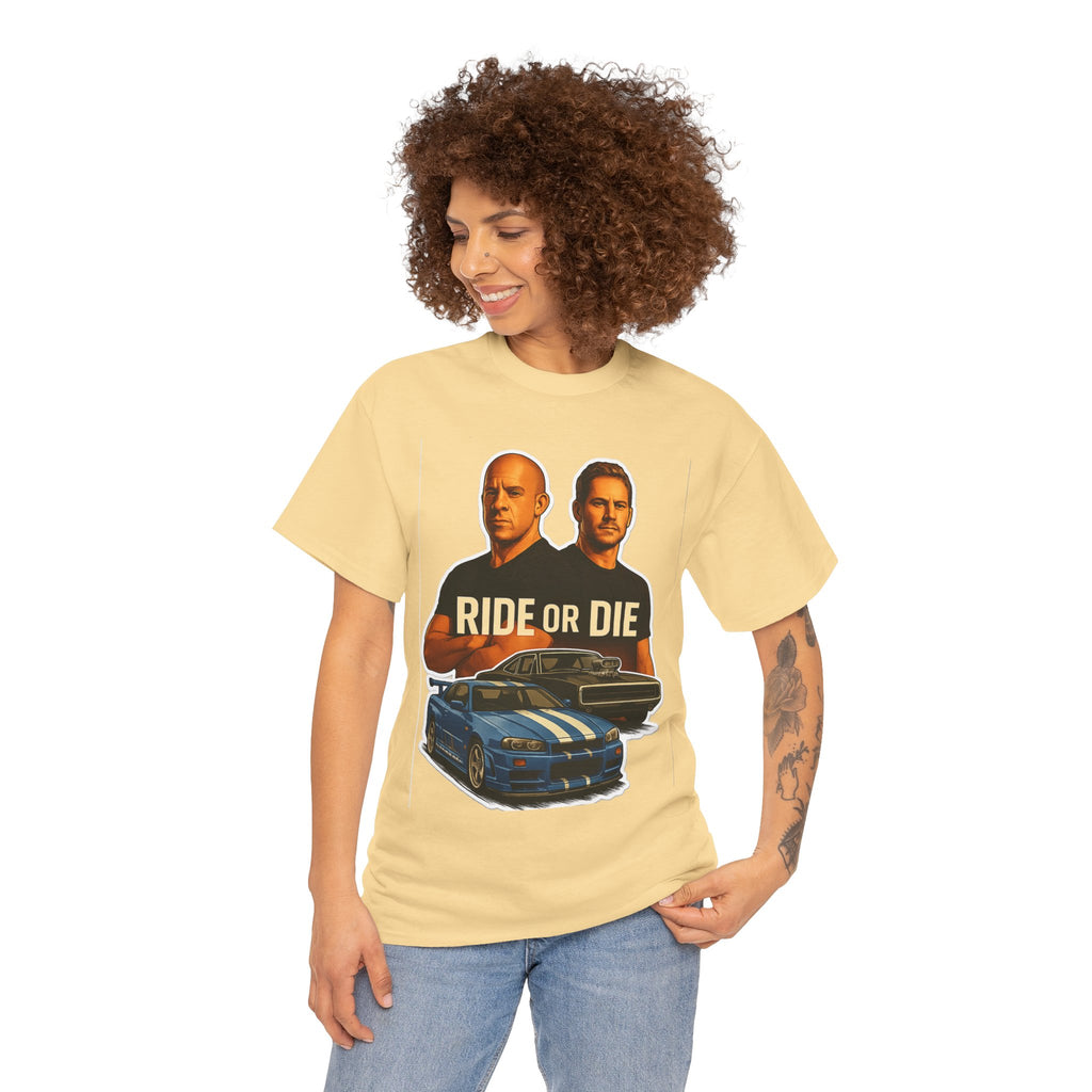 Ride or Die Street Racing Graphic Cotton Tee