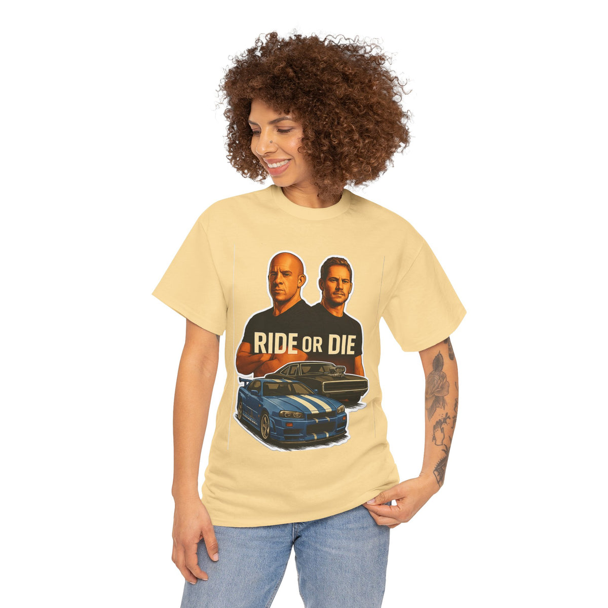 Ride or Die Street Racing Graphic Cotton Tee