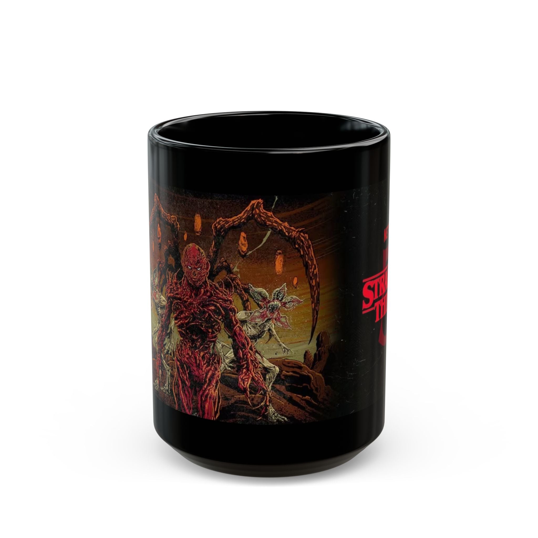 Stranger Things Season 3 Black Ceramic Mug (11oz, 15oz)