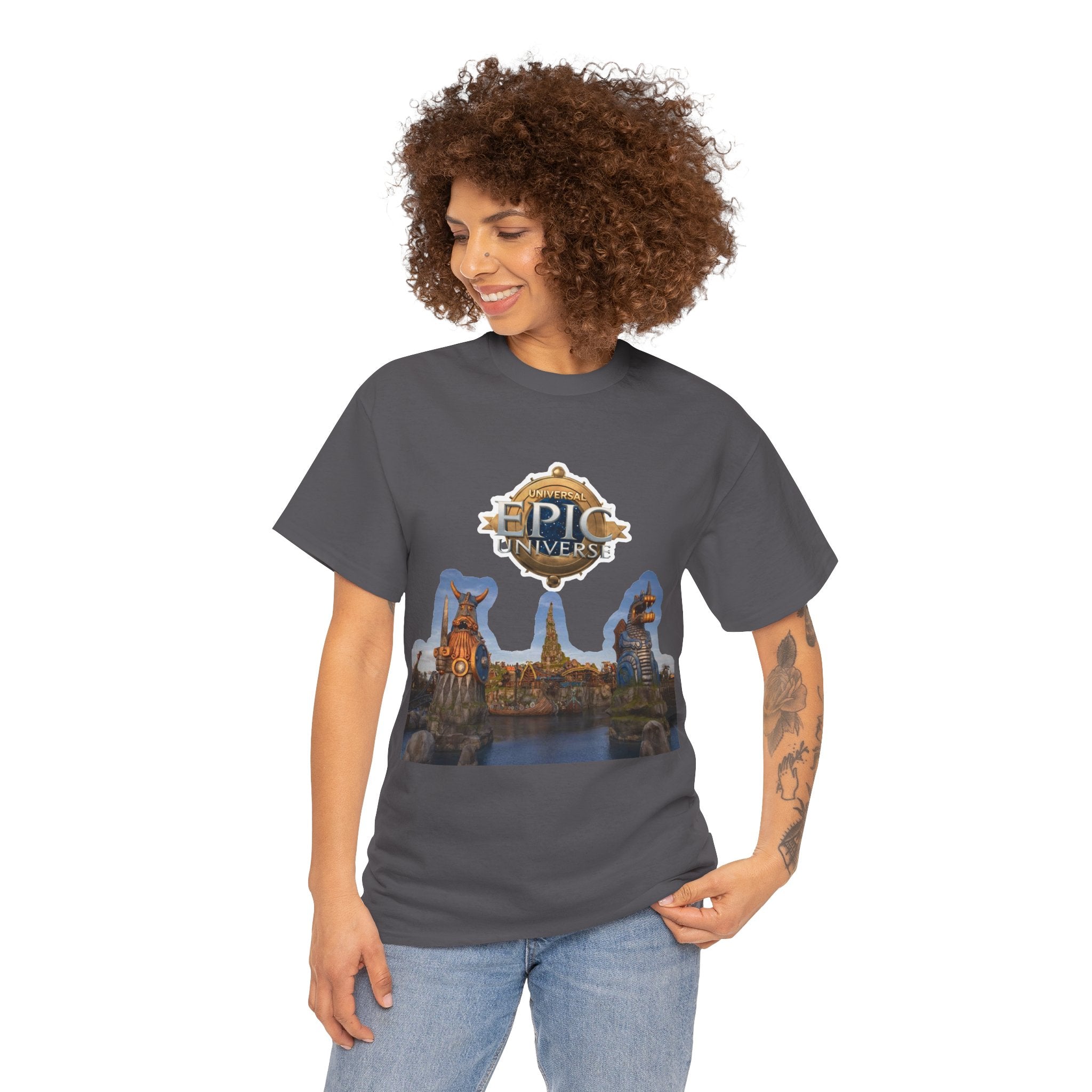 Epic Universe Theme Park T‑Shirt — Iconic Entrance Graphic Tee