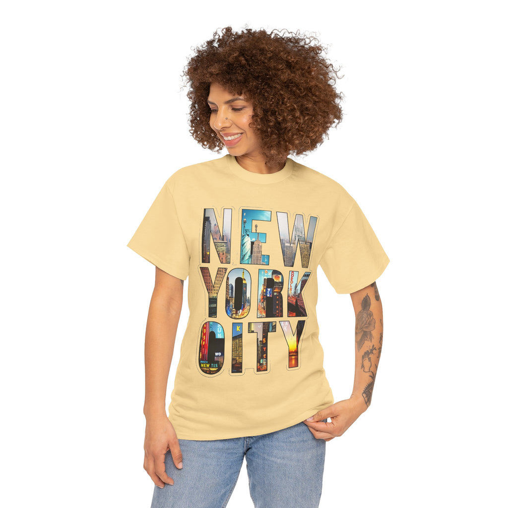 New York City Photo-Block Tee — Vintage Skyline Graphic T-Shirt
