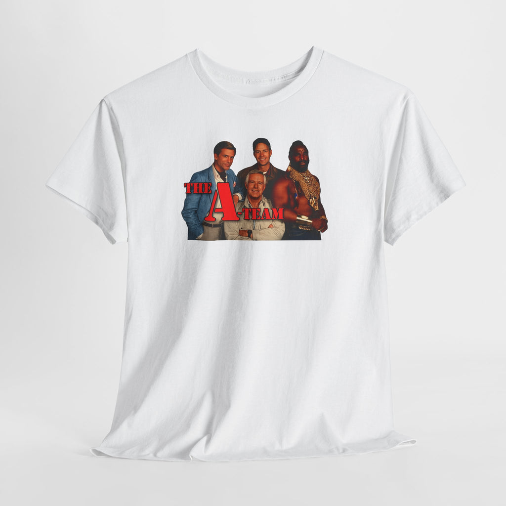 A-Team Graphic Tee — Retro TV Series Logo & Character Poster T-Shirt