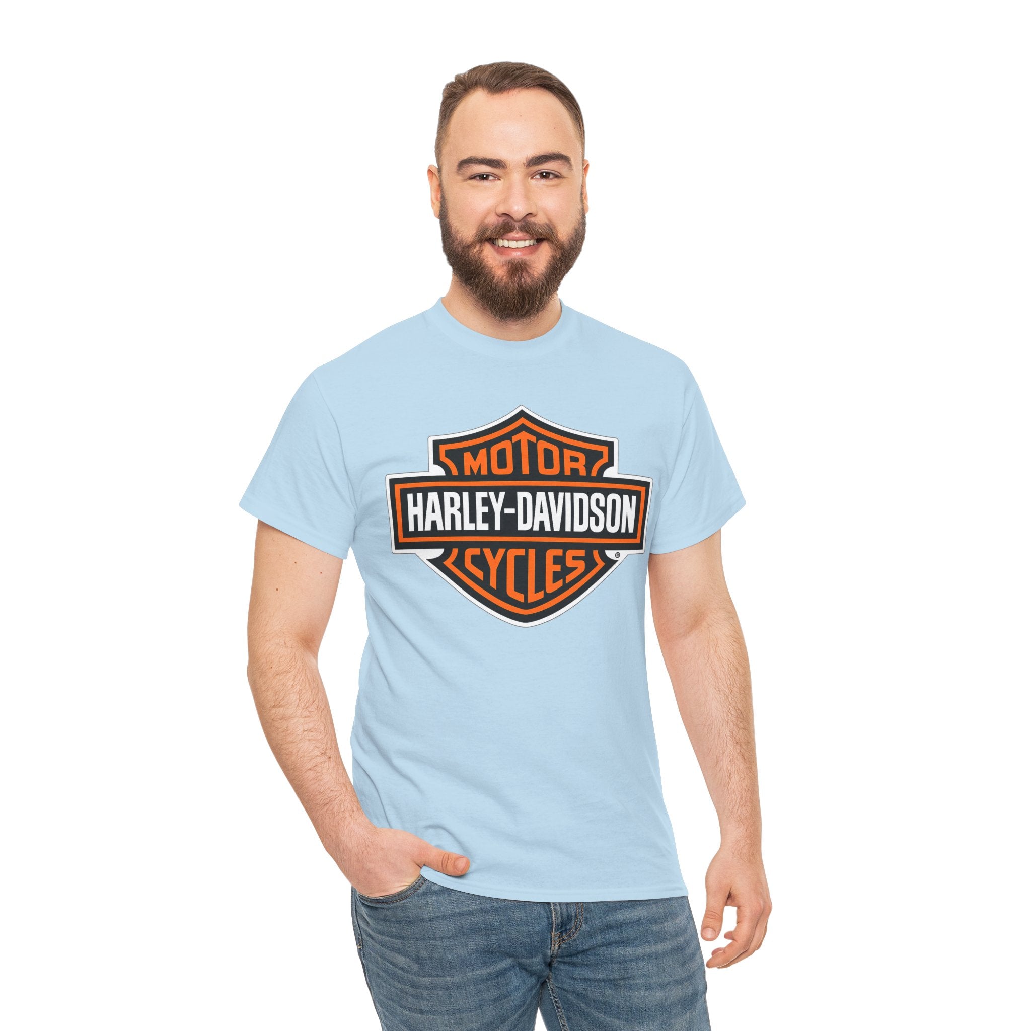 Harley-Davidson American Flag Tee — Vintage Motor Company Back Print