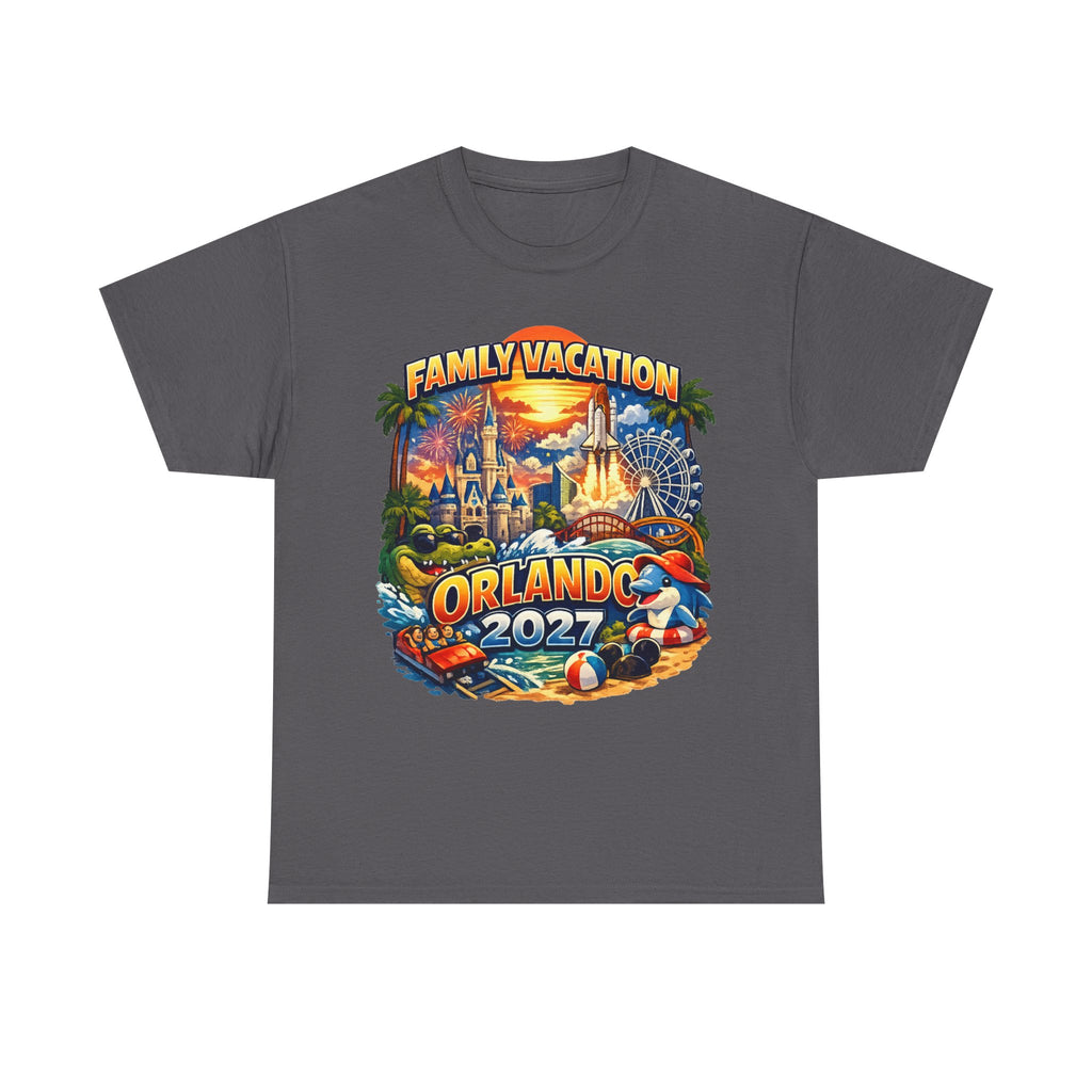 Family Vacation Orlando 2027 T-Shirt — Vintage Theme Park Souvenir Tee