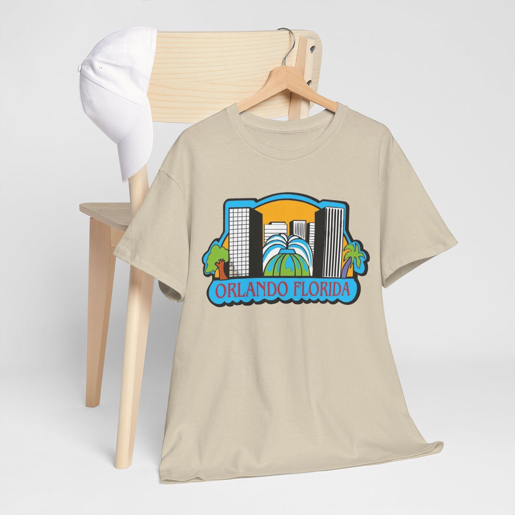 Orlando Florida Retro Skyline T-Shirt