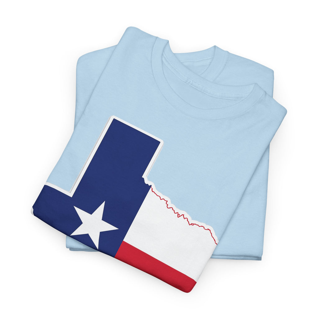 Texas Flag Outline T-Shirt — Lone Star State Pride Tee