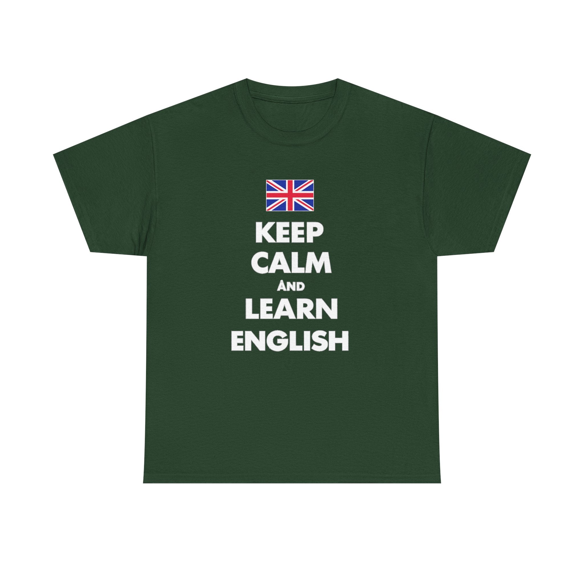 Keep Calm and Learn English T‑Shirt