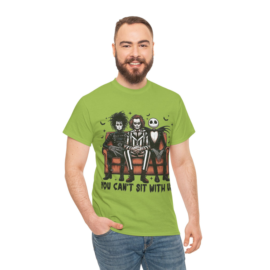 Johnny Depp Graphic Tee — 'You Can't Sit With Us' Halloween Horror Trio T-Shirt