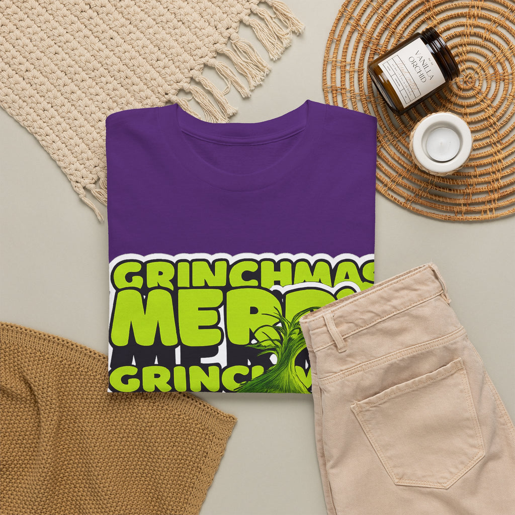 Grinchmas Merry Grinch Christmas Cotton T-Shirt / Tee