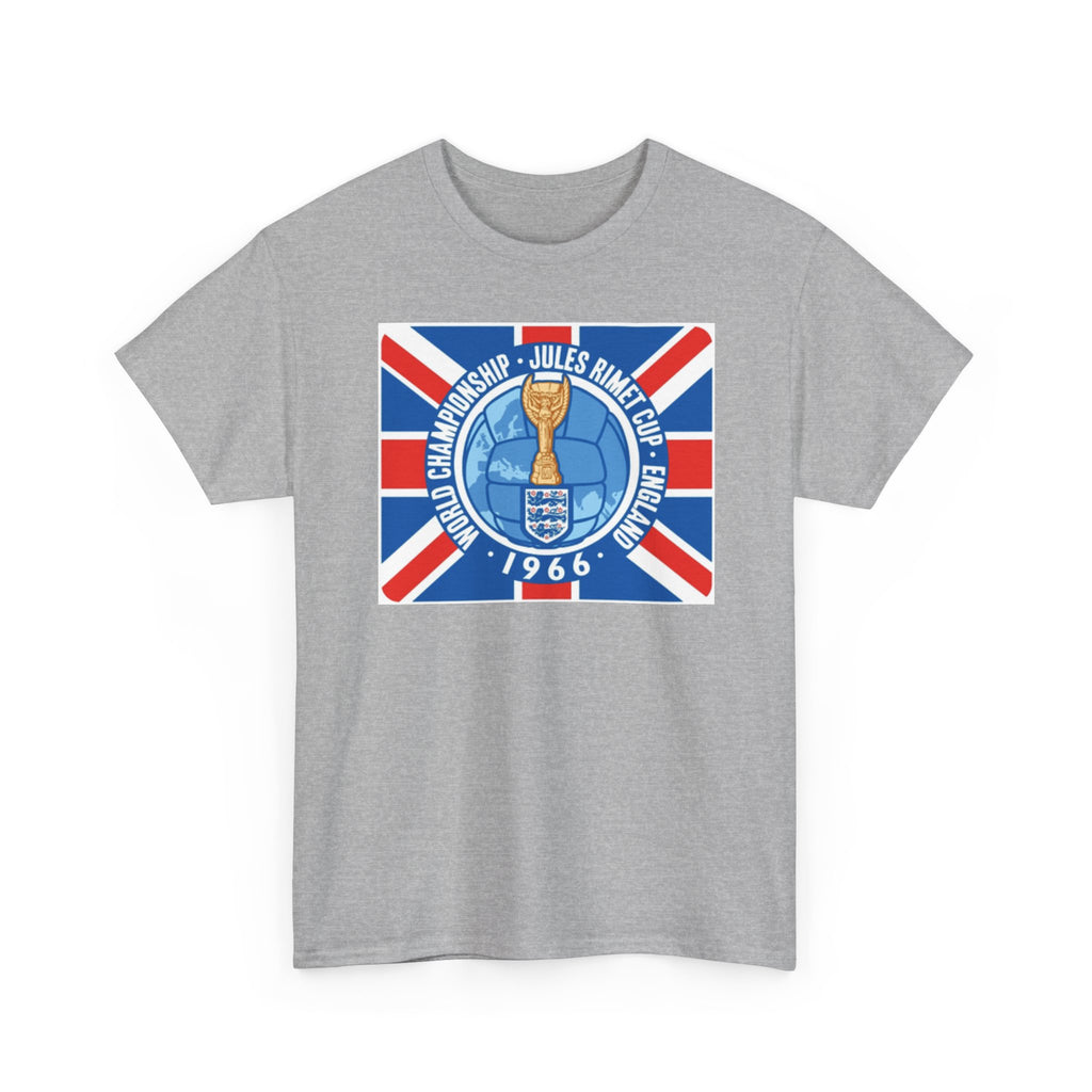 1966 World Cup Jules Rimet Trophy Tee — Vintage England Football Shirt