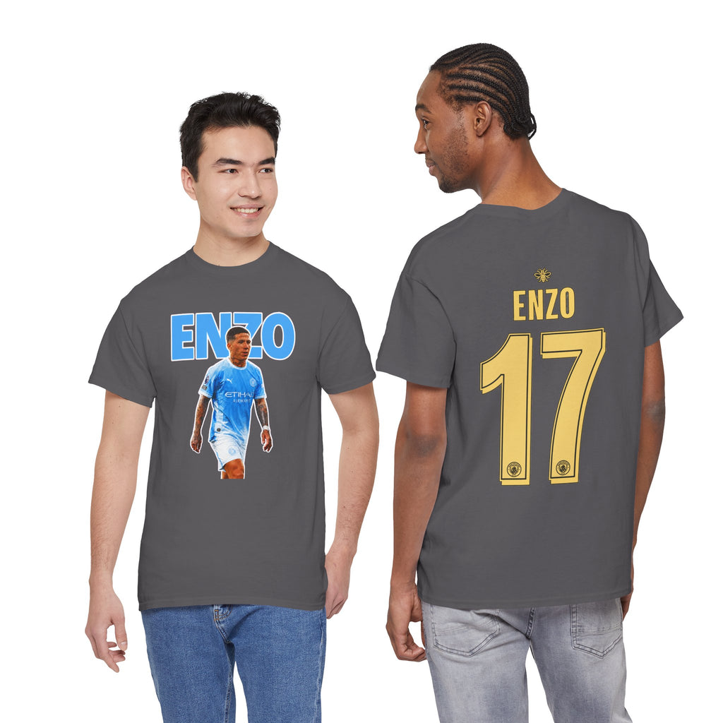 Enzo Fernandez Manchester City Inspired Cotton T-Shirt