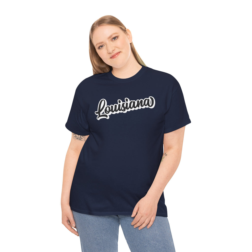 Louisiana Script Cotton T-Shirt