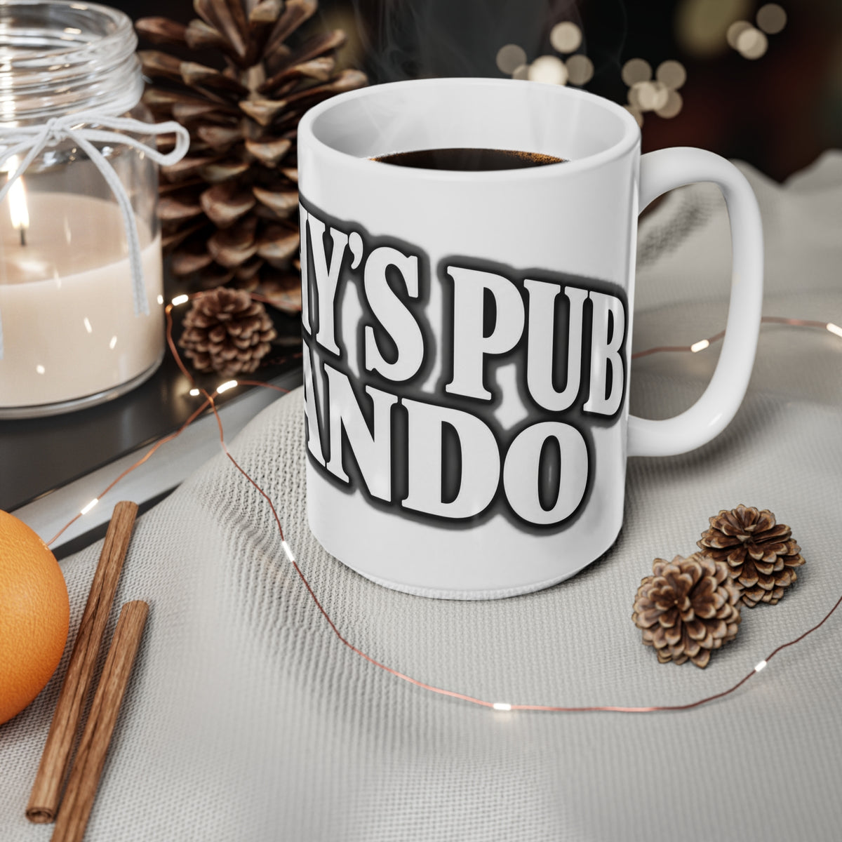 Murphy's Pub Orlando Ceramic Coffee Cups, 11oz, 15oz