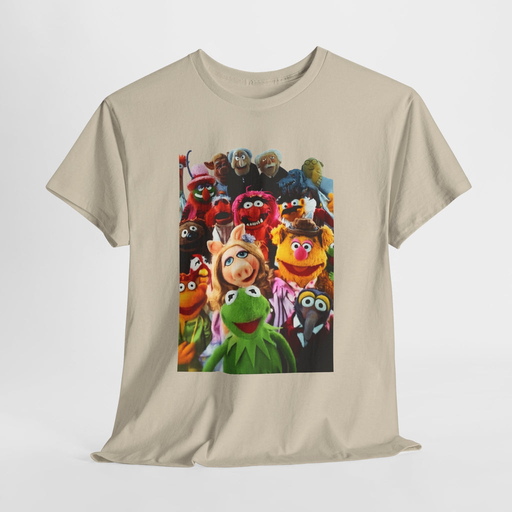 Muppets Puppet Ensemble Graphic Tee — Fun Family Cartoon Shirt