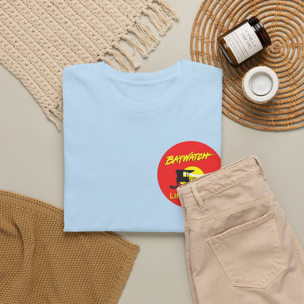 Baywatch Lifeguard Graphic Cotton T-Shirt
