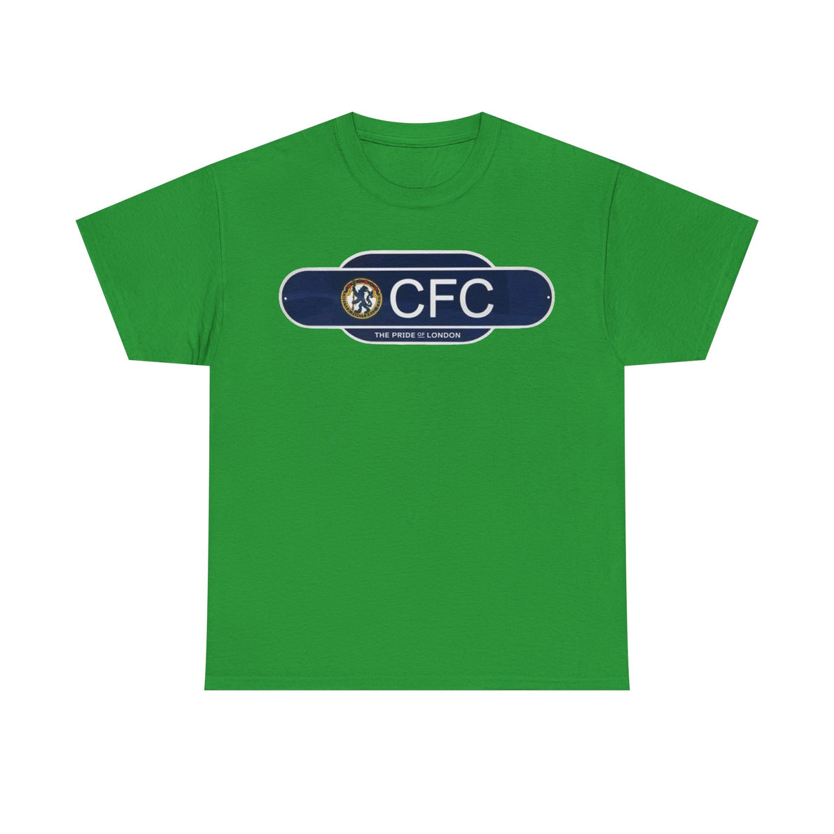 Chelsea Railway Sign Crest Logo T‑Shirt — Retro Football Badge Tee