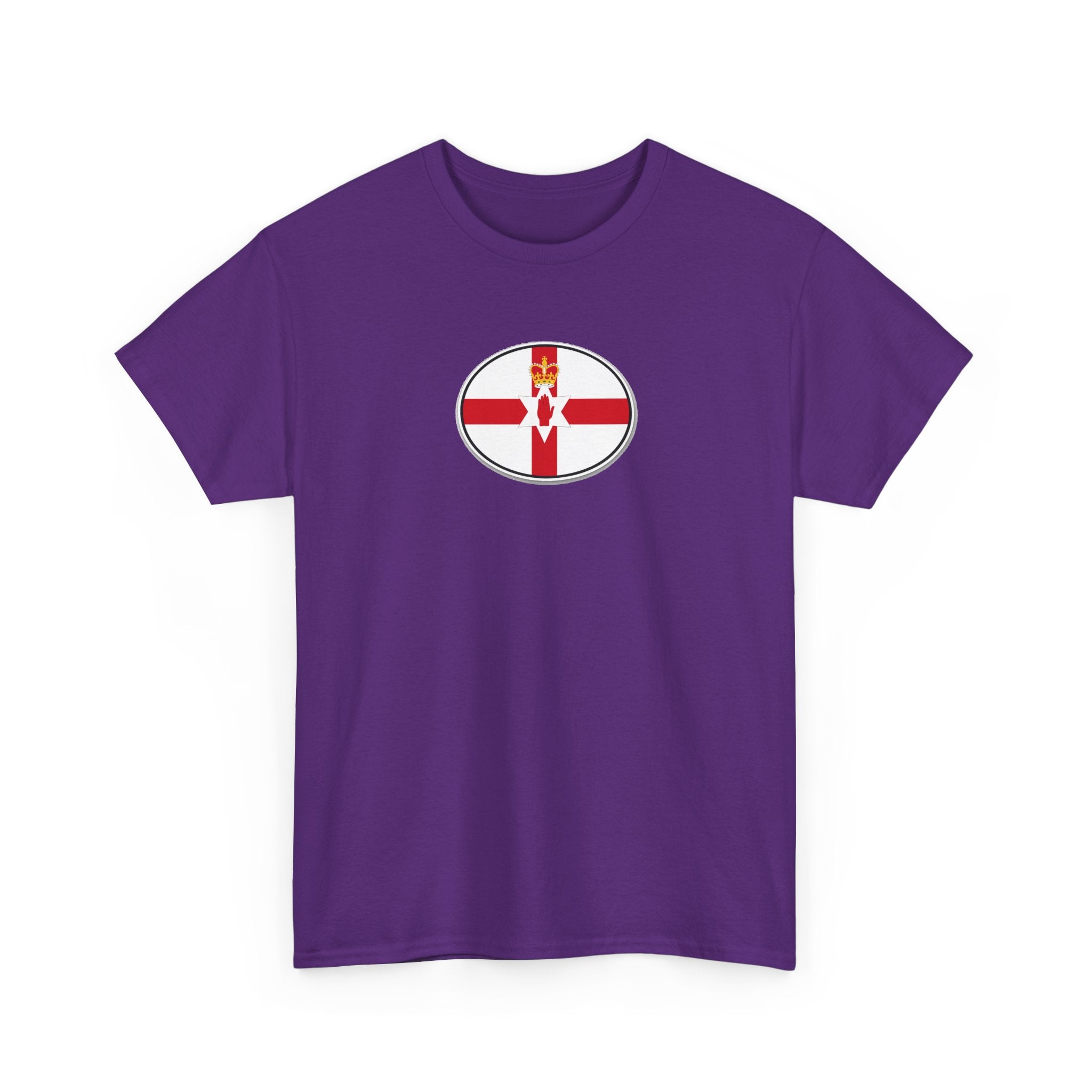 Northern Ireland Flag T‑Shirt — Small Oval Emblem Votton T-Shirt