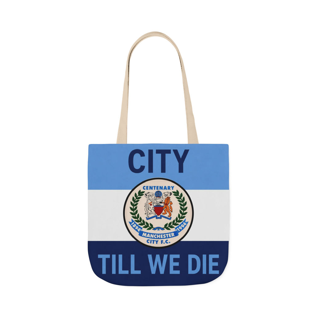 City Till We Die Canvas Tote Bag — Football Fan Flag Tote
