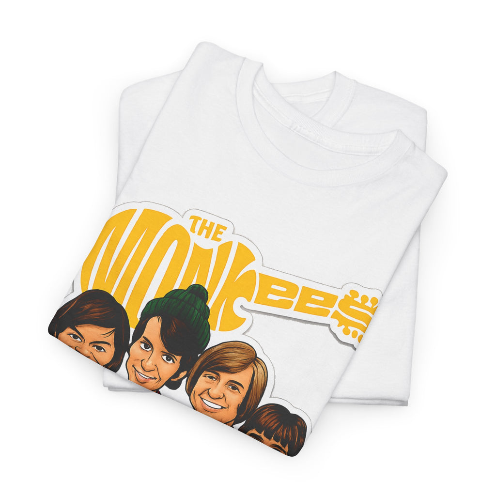 The Monkees Retro Band Tee — Colorful Car Cartoon Graphic