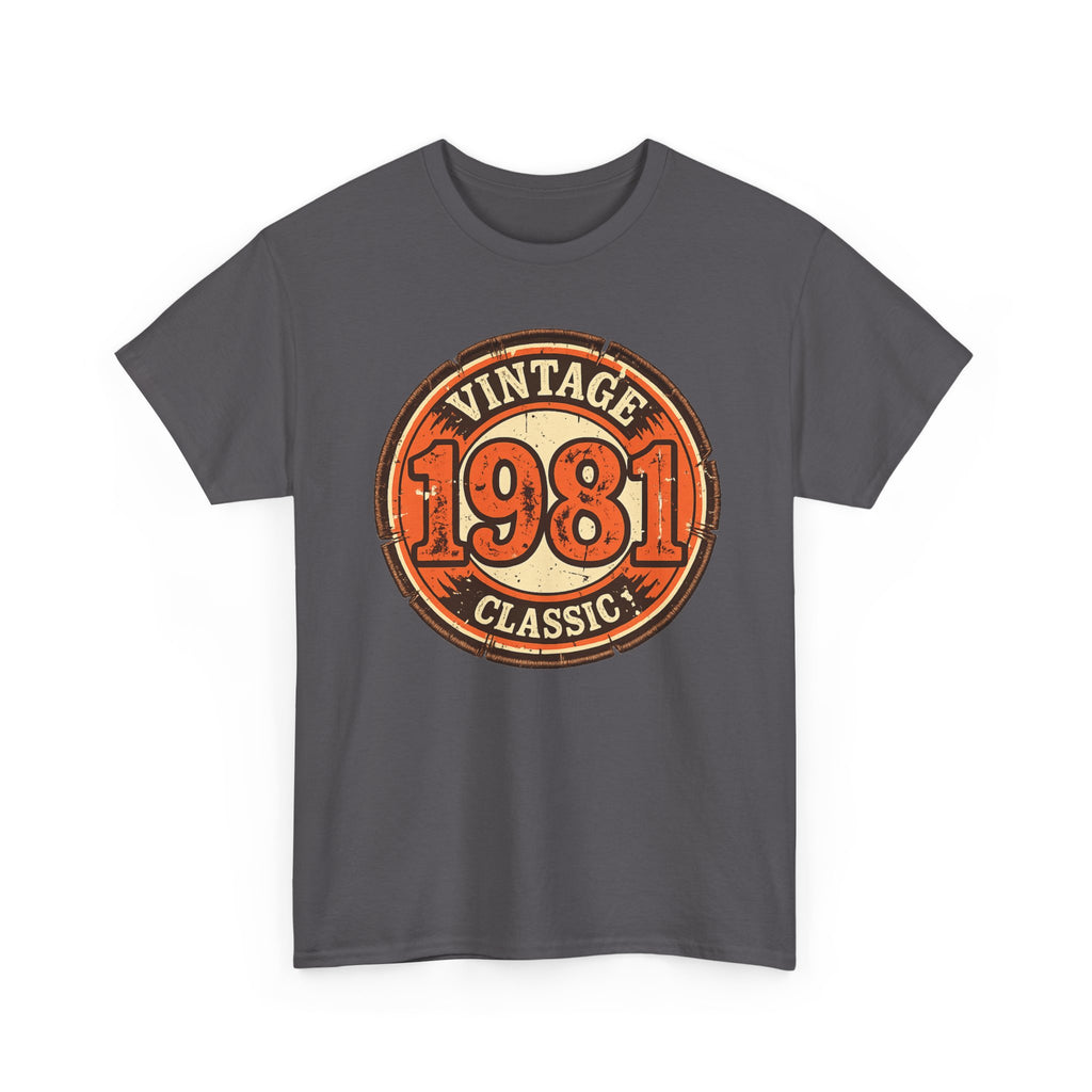 Vintage 1981 Classic T-Shirt — Retro Birthday Tee